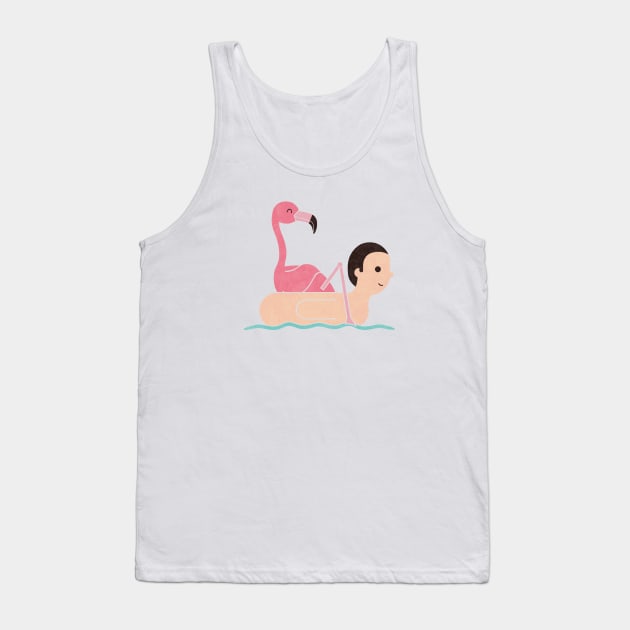 Float Tank Top by HandsOffMyDinosaur